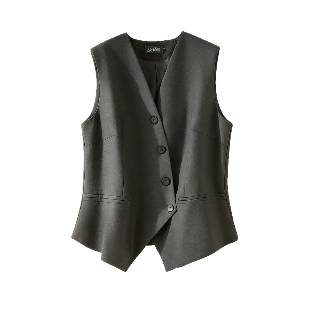 Versatile Chic Vest With A Designer Edgeperfect For Layering Inside Or Out
