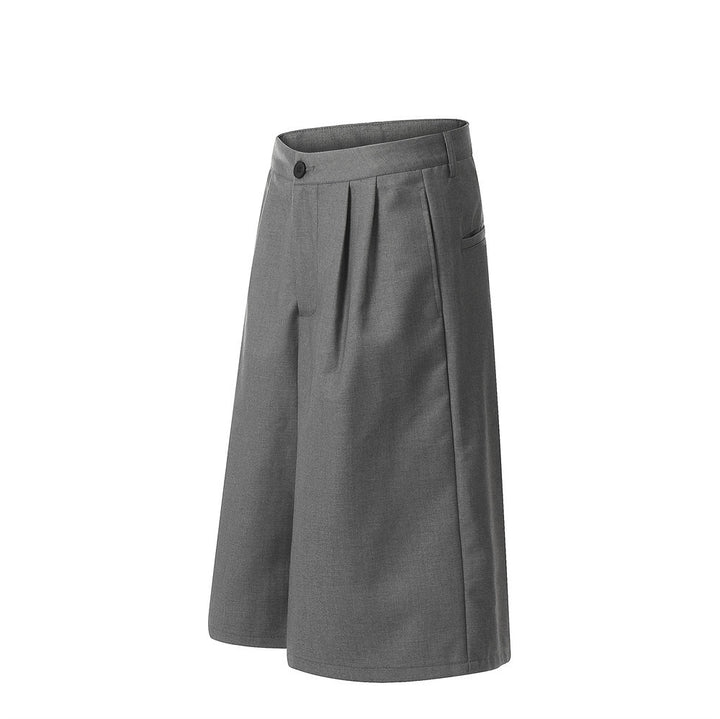 Cropped Short Suit Pants Men&