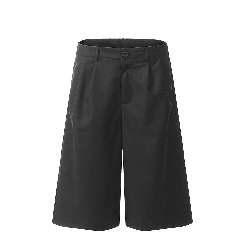Cropped Short Suit Pants Men&