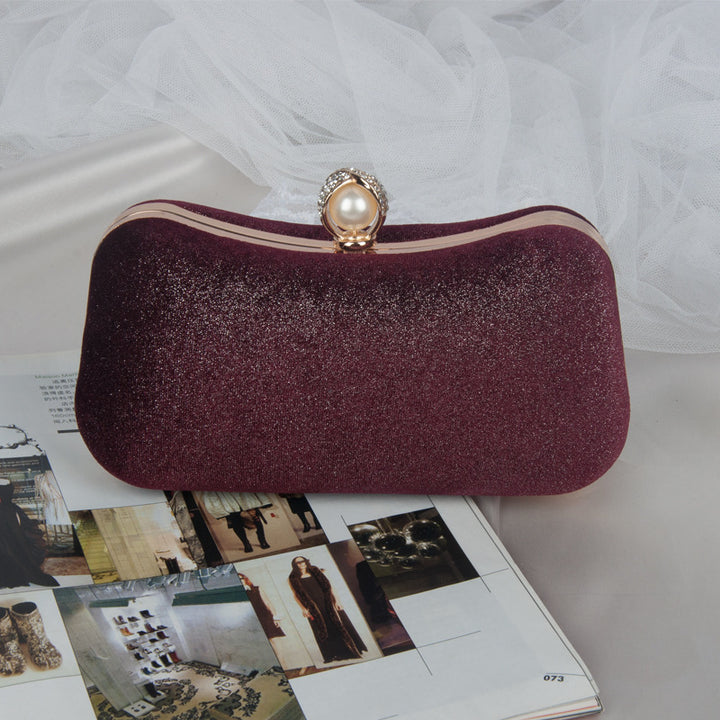Velvet hot vintage lady handbag