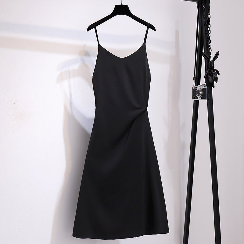 Vestido de tirantes verde aguacate de diseño de mujer para verano