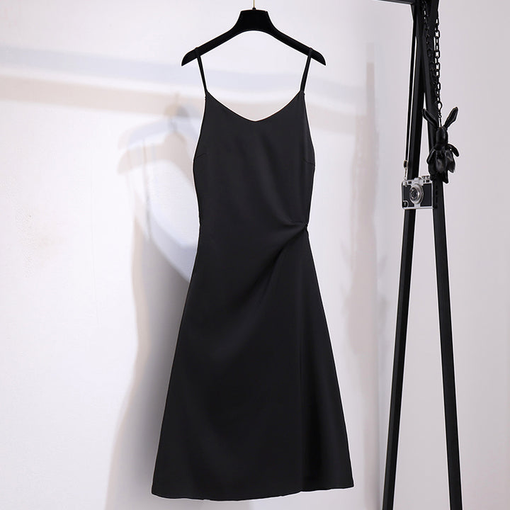 Vestido de tirantes verde aguacate de diseño de mujer para verano
