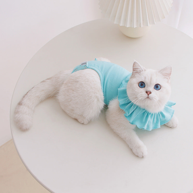 Cute Breathable Summer Thin Female Cat Gown