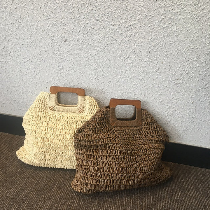 Bolso de paja Bolso de playa Bolso de mano