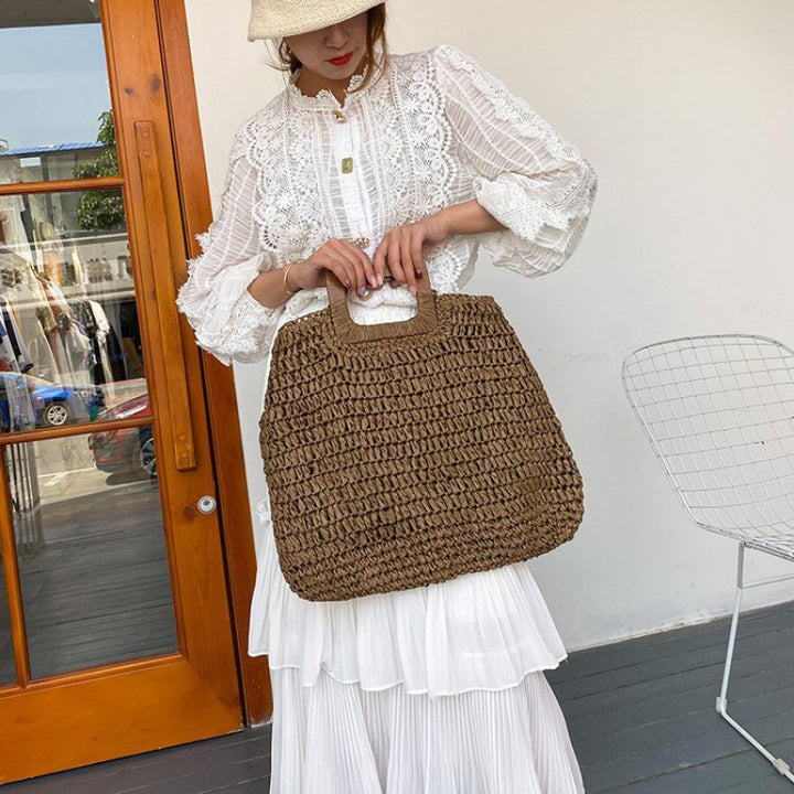 Bolso de paja Bolso de playa Bolso de mano