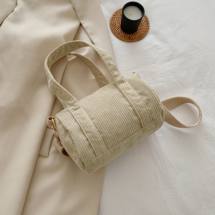 Fashion Leisure Corduroy Handbag
