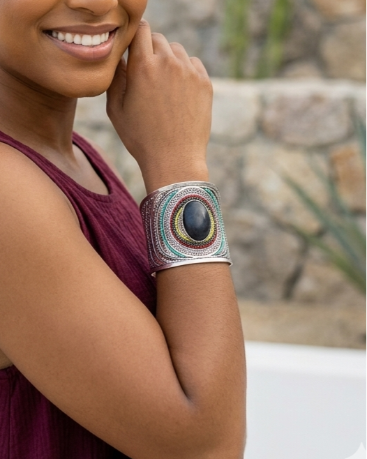 Pulsera de aleación con diseño de ambiente de moda