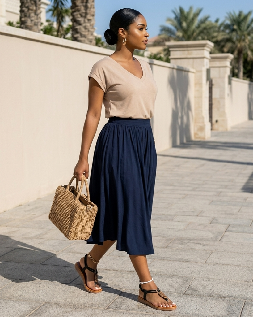 Pantalones cortos casuales de mujer de color liso de talle alto