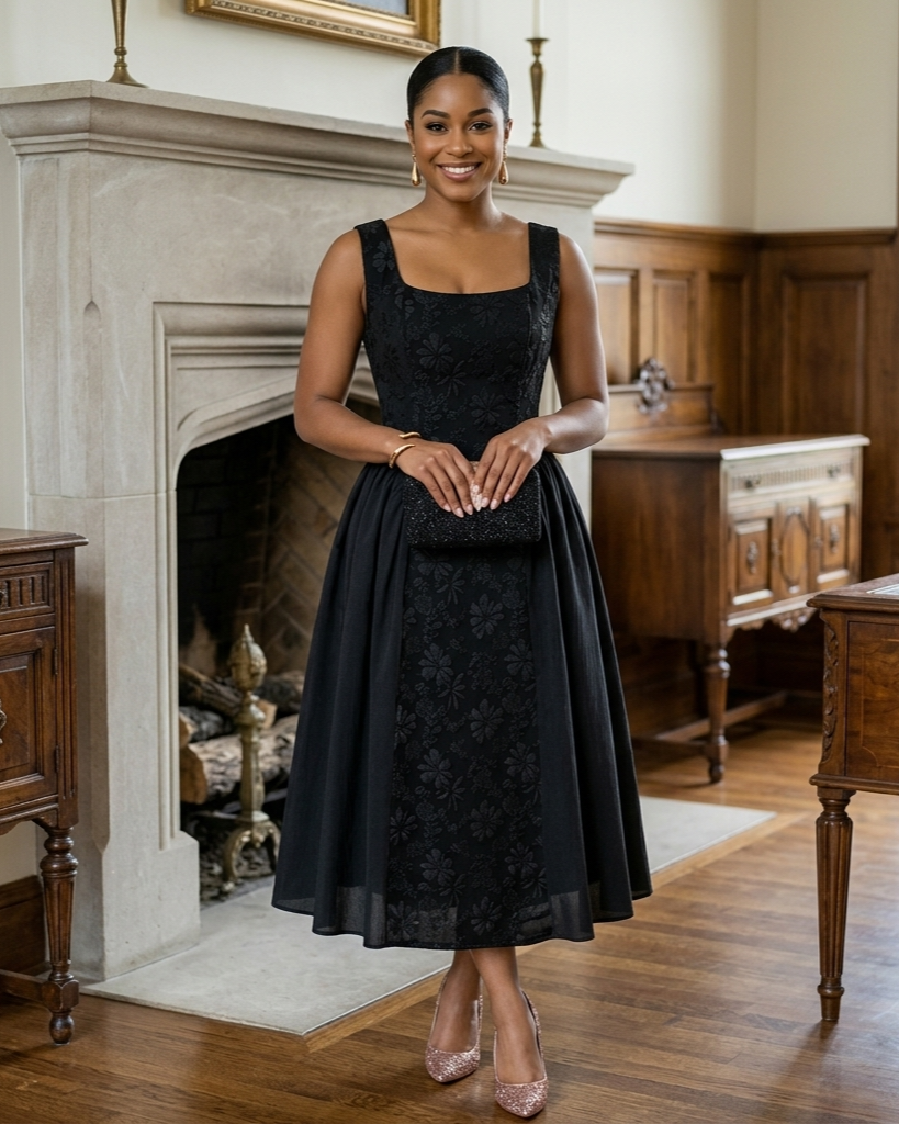 Female Mid Length Vest Skirt