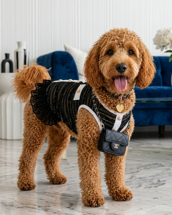 Classic Style Pet Skirt Small Dog Summer Clothes