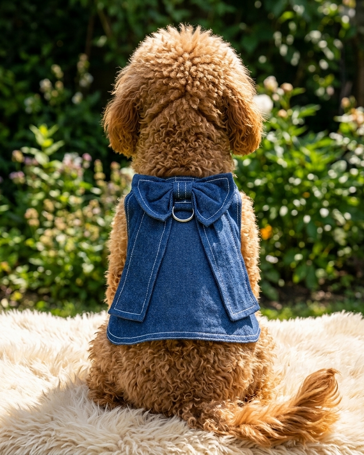 Spring And Summer Pet Clothes Big Bow Tie