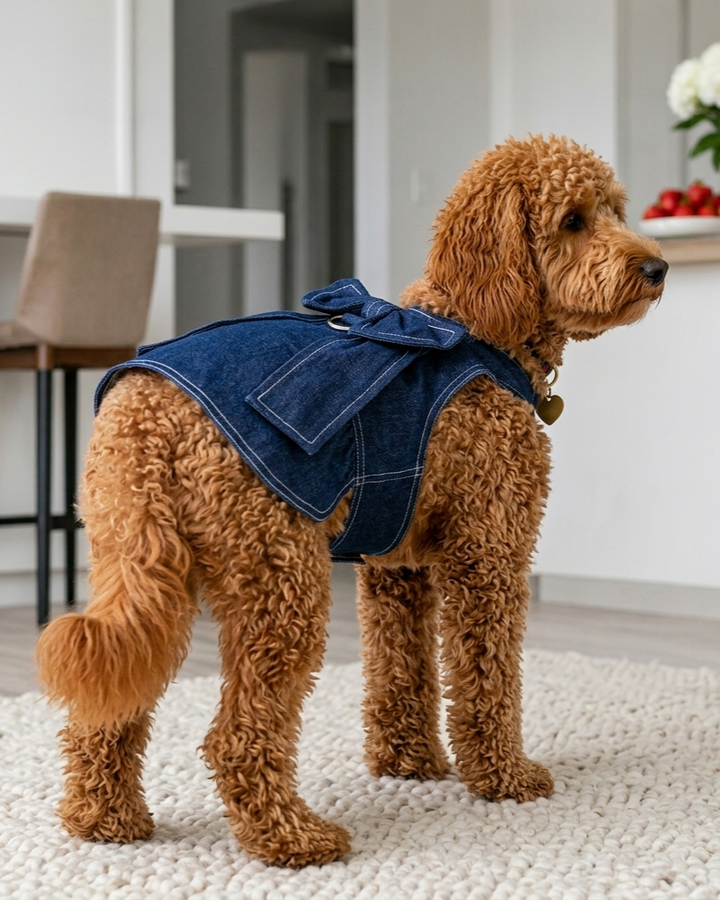 Spring And Summer Pet Clothes Big Bow Tie