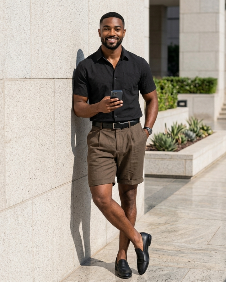 Business-casual Plus-size Mens Shirts