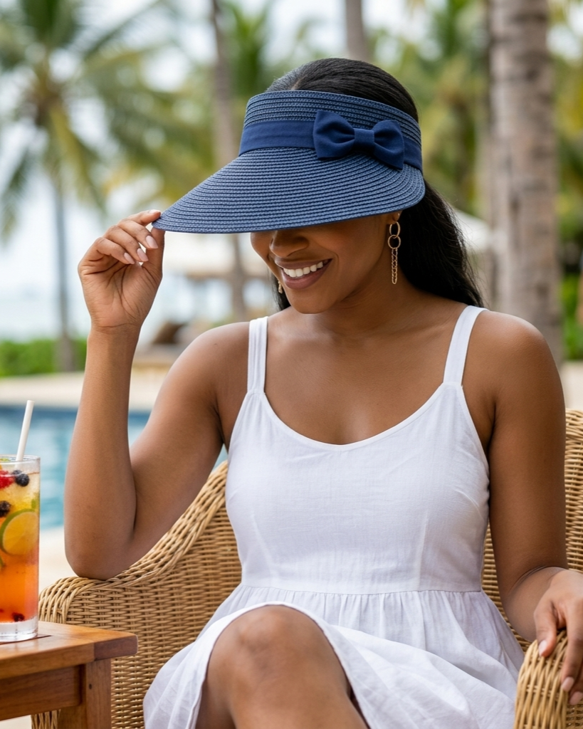 Protection Empty Top Fashion Straw Woven Foldable Sun Hat