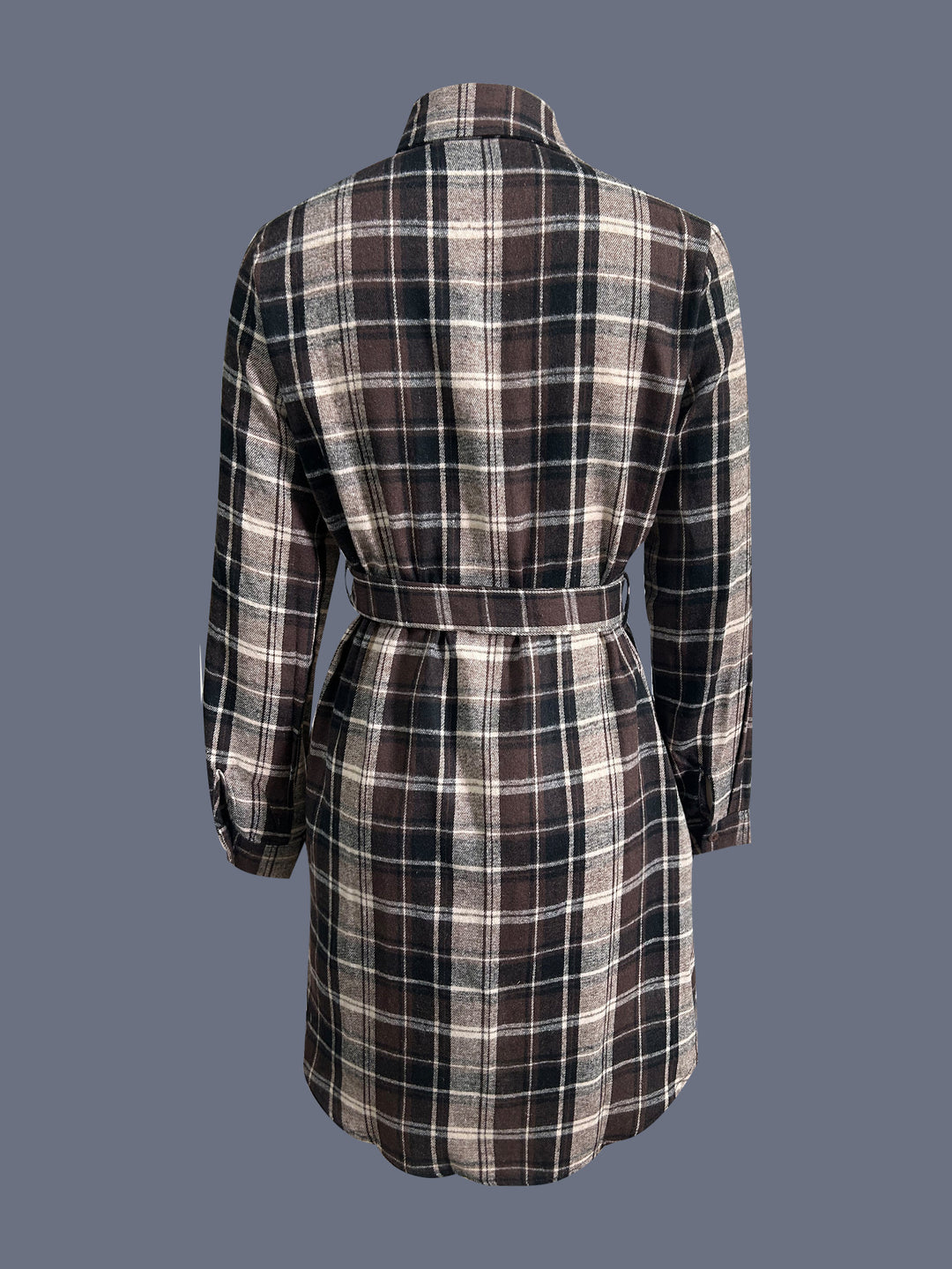 New Long-sleeve Shirt Dress For Women