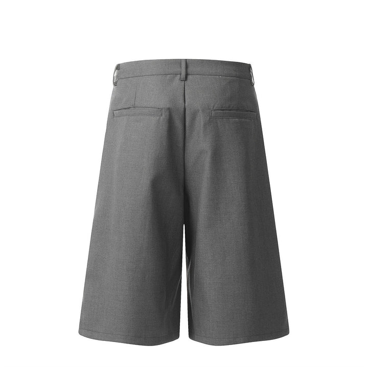 Cropped Short Suit Pants Men&