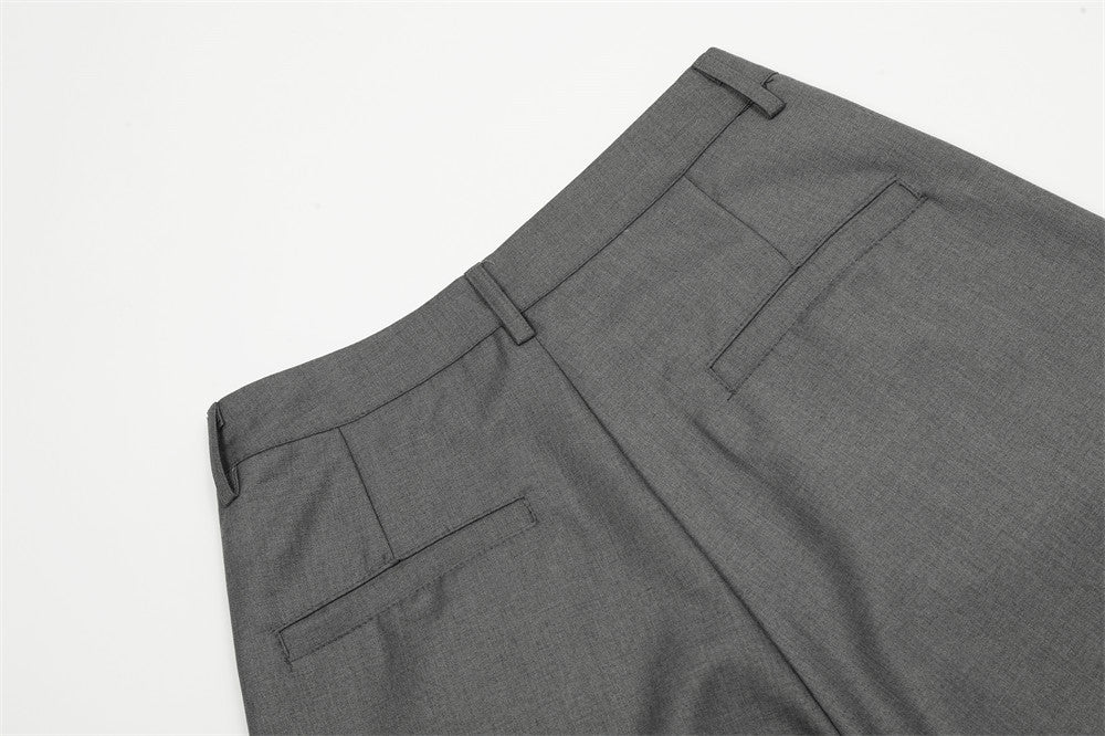 Cropped Short Suit Pants Men&