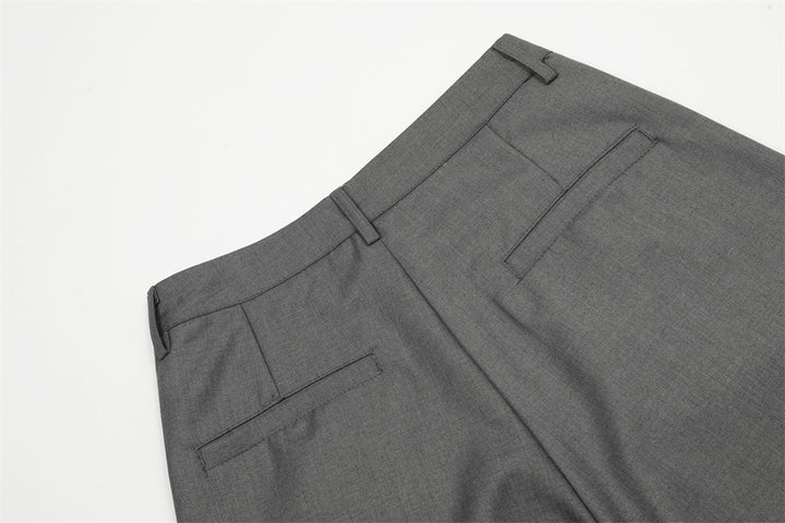 Cropped Short Suit Pants Men&