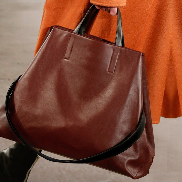 Bolso de Hombro de Cuero Elegante