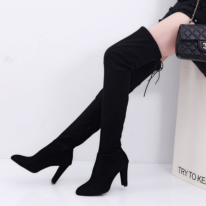 Botas mosqueteras de tacón para mujer