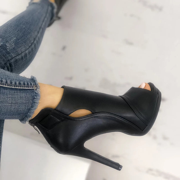 Tacones de boca de pez