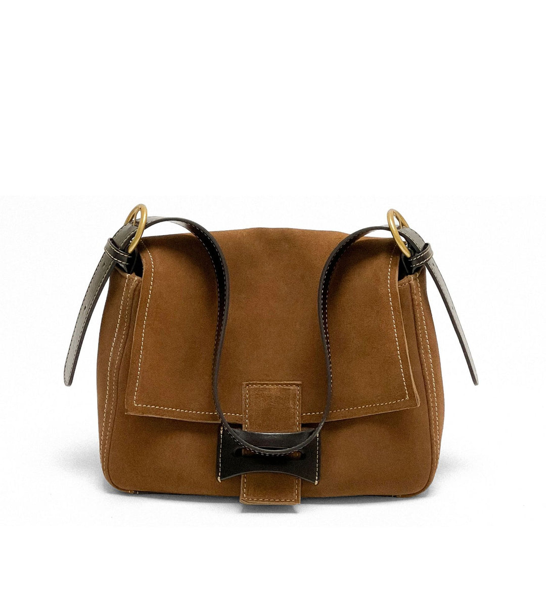 Bolso Bandolera de Cuero Genuino Polaco Mate