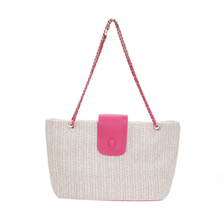 Bolso de mano retro de moda para mujer para vacaciones en la playa