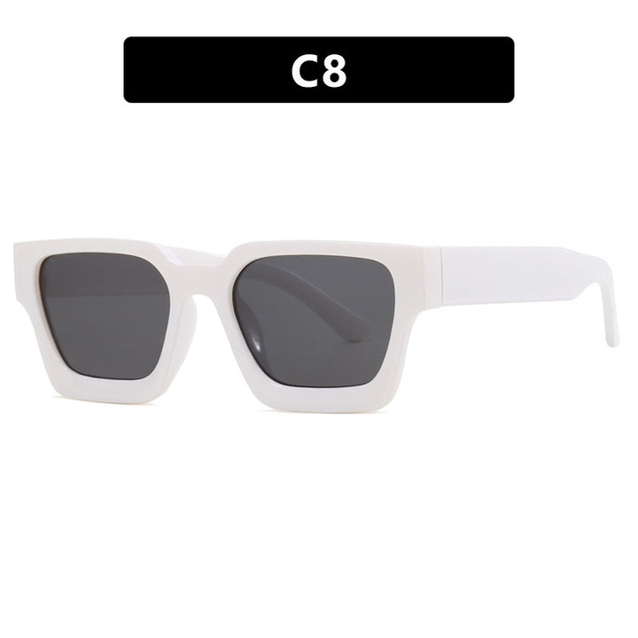 Lunettes de soleil carrées rétro pour femme