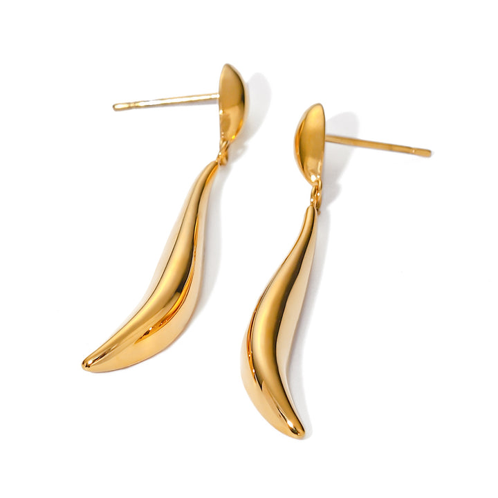 Pendientes Colgantes Aspen Gold Sencillos y Versátiles