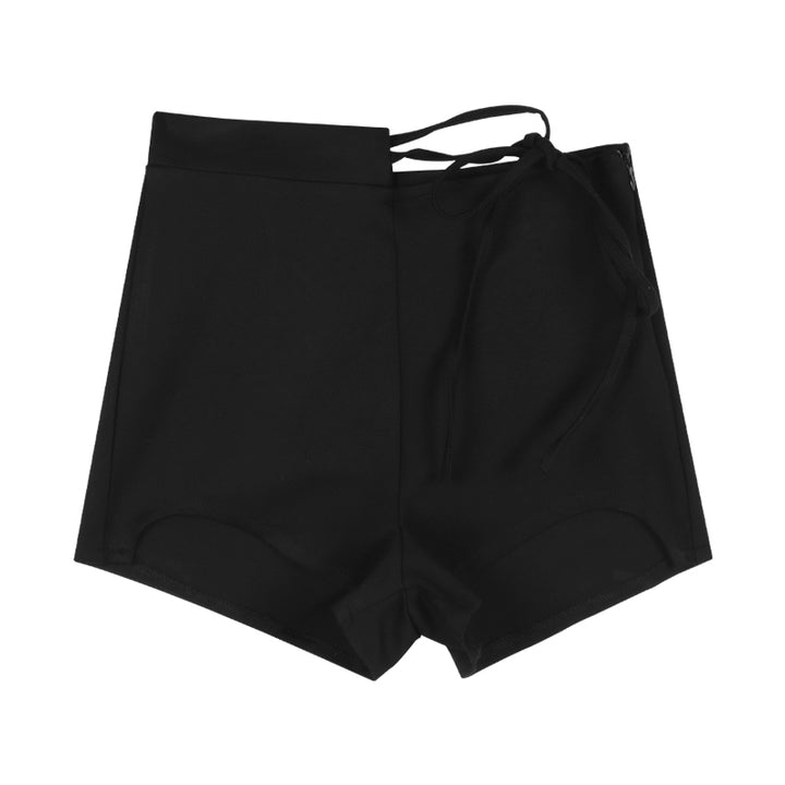 Pantalones Cortos Casuales de Tirantes de Cintura Alta para Mujer "Hot Girl"