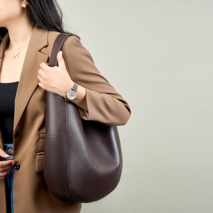 High Quality Top Layer Cowhide Tote Advanced Simplicity