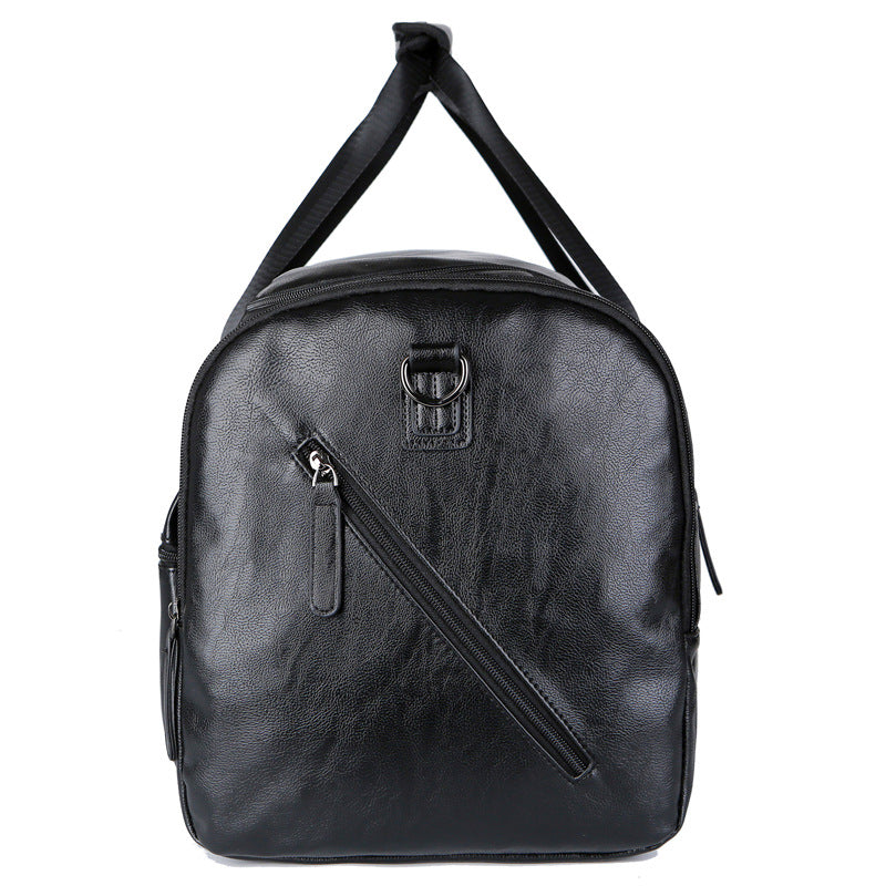 Bolsa de Viaje de Cuero Sintético de Gran Capacidad para Hombre