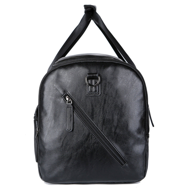Bolsa de Viaje de Cuero Sintético de Gran Capacidad para Hombre