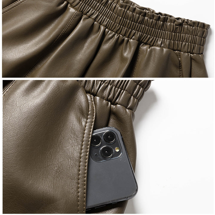 Casual Shorts For Women In Autumn And Winter Wear Elastic