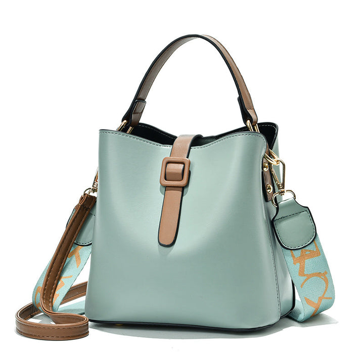 Trendy Fashion Shoulder Bag - Crossbody Foreign Trade Bucket Custom Logo Women&