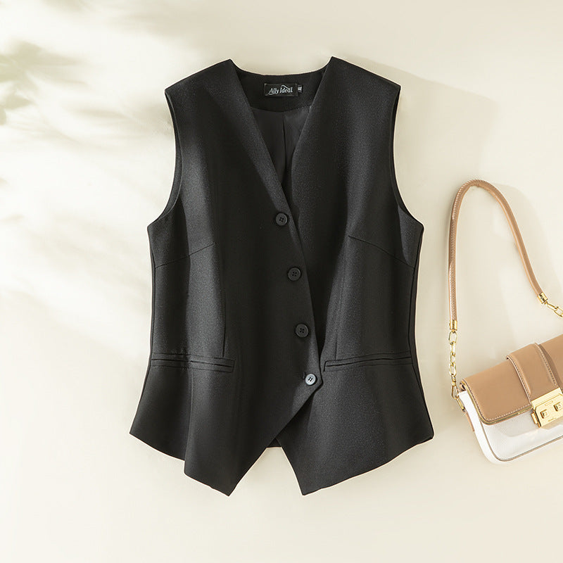 Versatile Chic Vest With A Designer Edgeperfect For Layering Inside Or Out