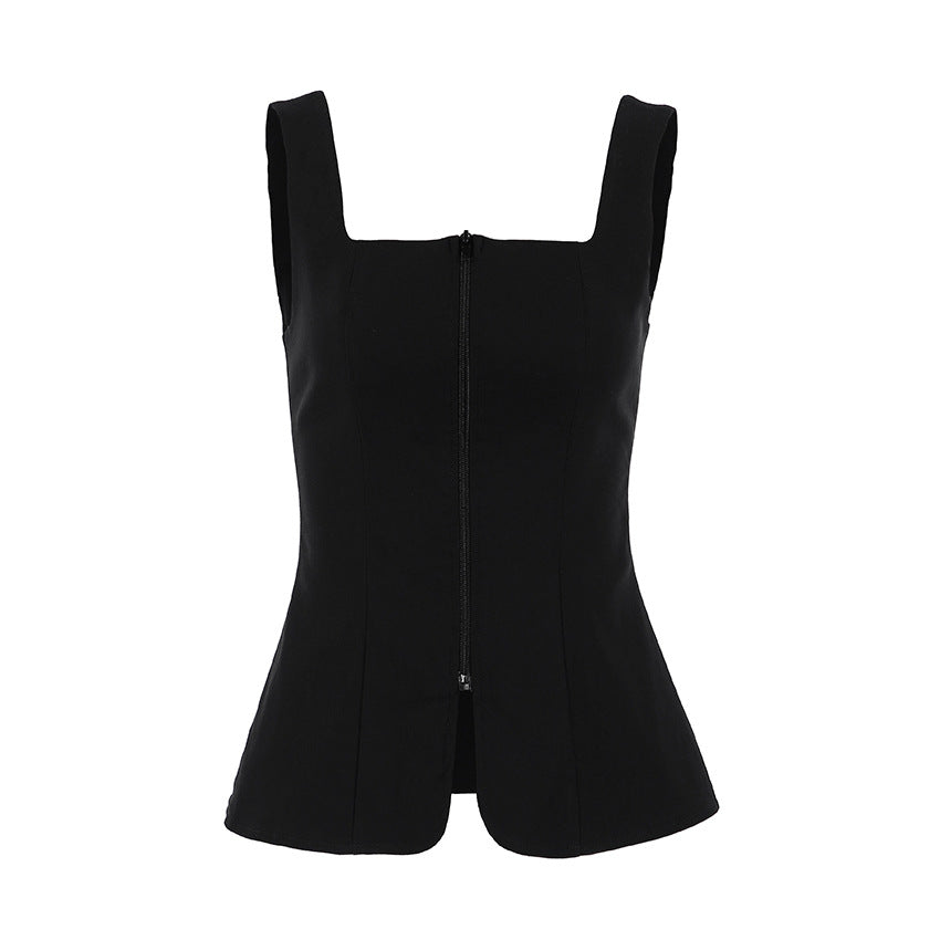 Simple And Elegant Waist-Cinching Top Womens Clothing