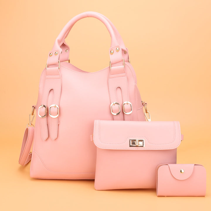 New Fashion Belt Decorative Three-piece Bag