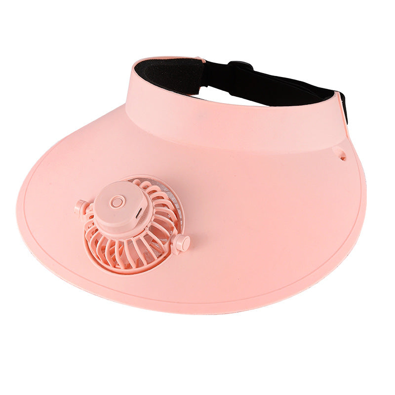 USB Rechargeable Sun Protection Adjustable Hat Fan