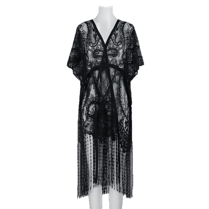 Self-tie Lace Cashew Sunscreen Shawl For Women