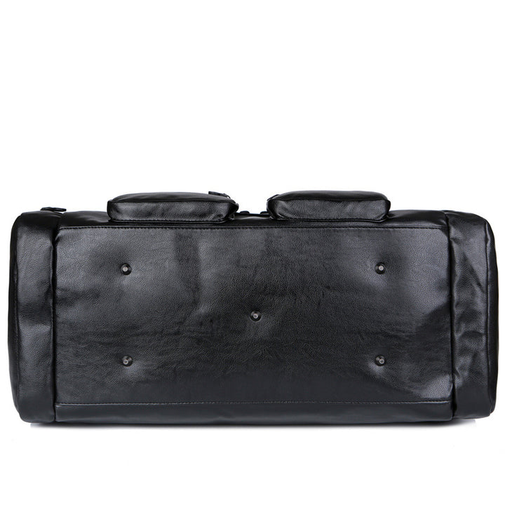 Bolsa de Viaje de Cuero Sintético de Gran Capacidad para Hombre