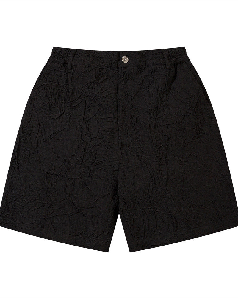 Black shorts on a white background