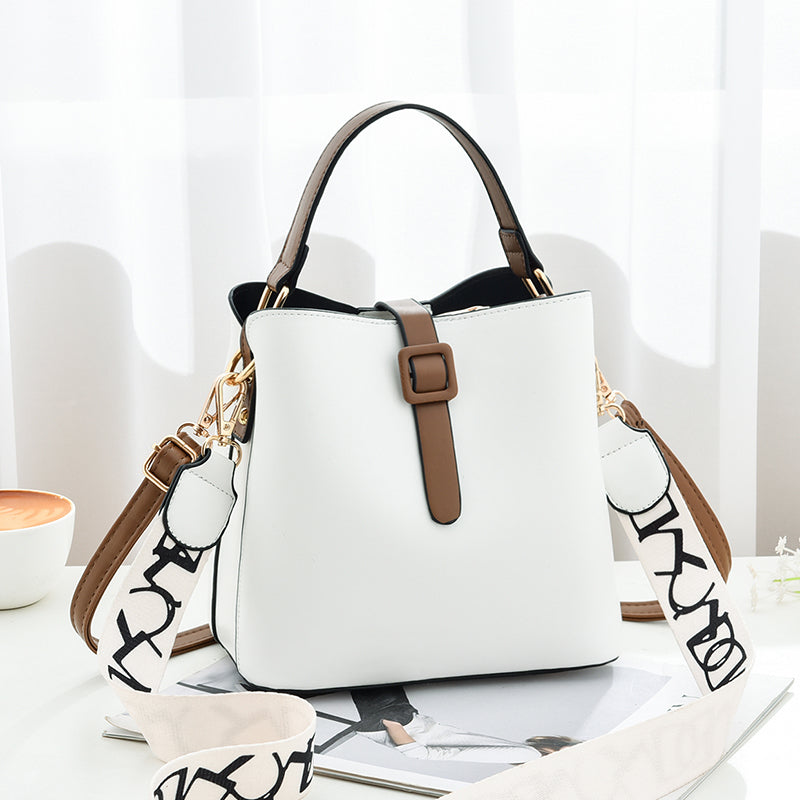 Trendy Fashion Shoulder Bag - Crossbody Foreign Trade Bucket Custom Logo Women&