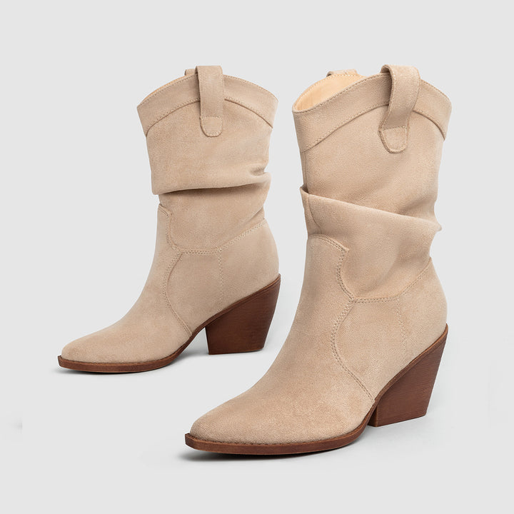 Thick Heel Brown High Heels Women&