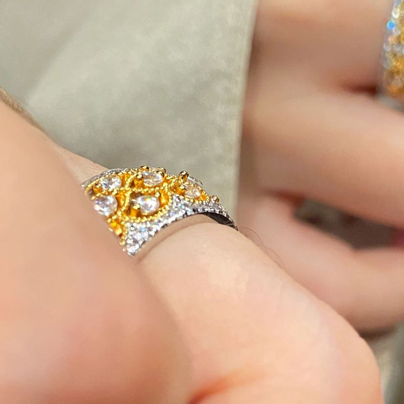 Same Style As On Xiaohongshu Vintage Old Money Ring For Women