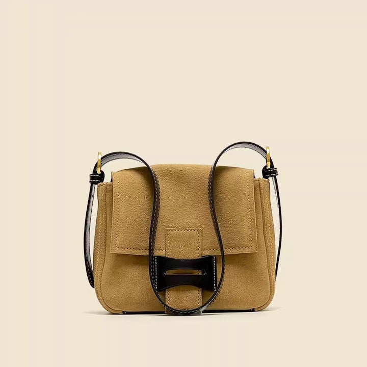 Bolso Bandolera de Cuero Genuino Polaco Mate