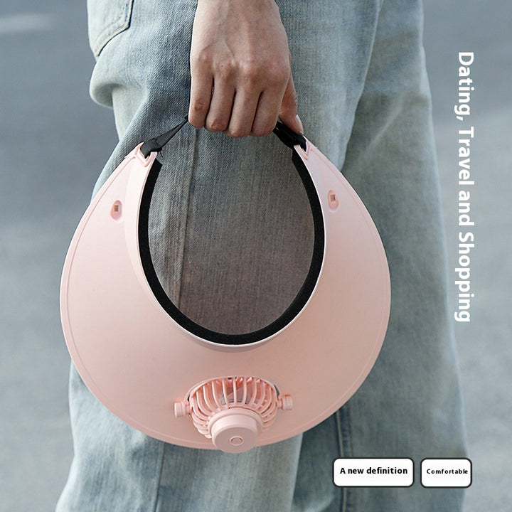 USB Rechargeable Sun Protection Adjustable Hat Fan
