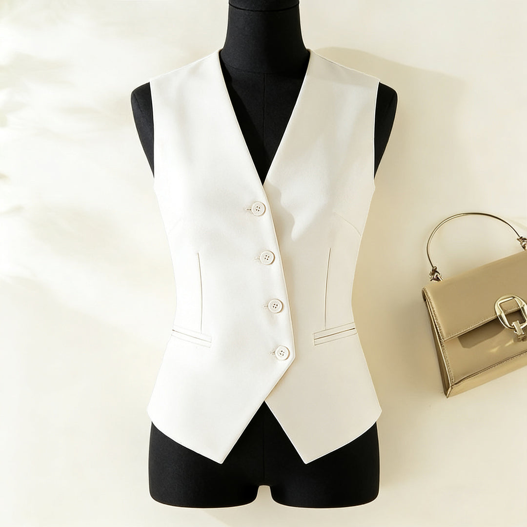 Versatile Chic Vest With A Designer Edgeperfect For Layering Inside Or Out