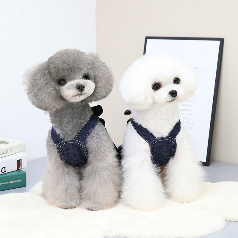 Spring And Summer Pet Clothes Big Bow Tie