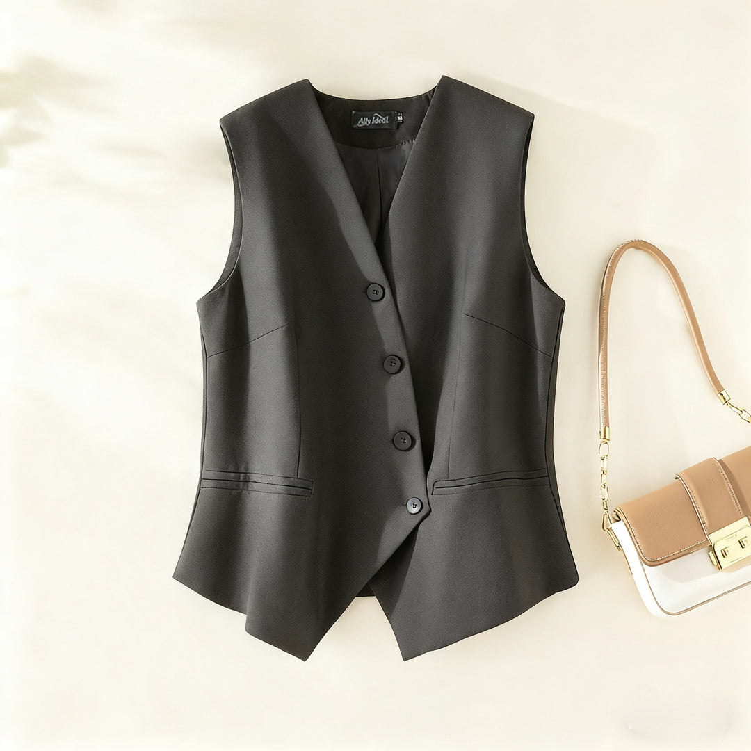 Versatile Chic Vest With A Designer Edgeperfect For Layering Inside Or Out